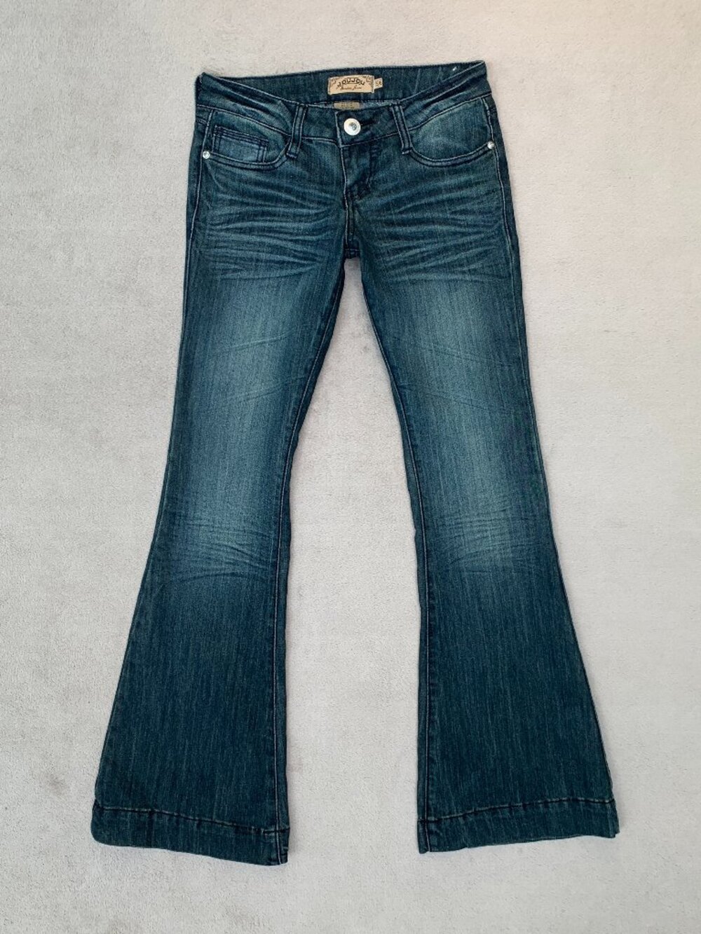 Jou Jou Low Rise Flared Vintage Retro Y2K Jeans Sz 5/6
